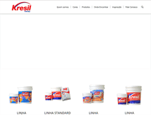 Tablet Screenshot of kresil.com.br